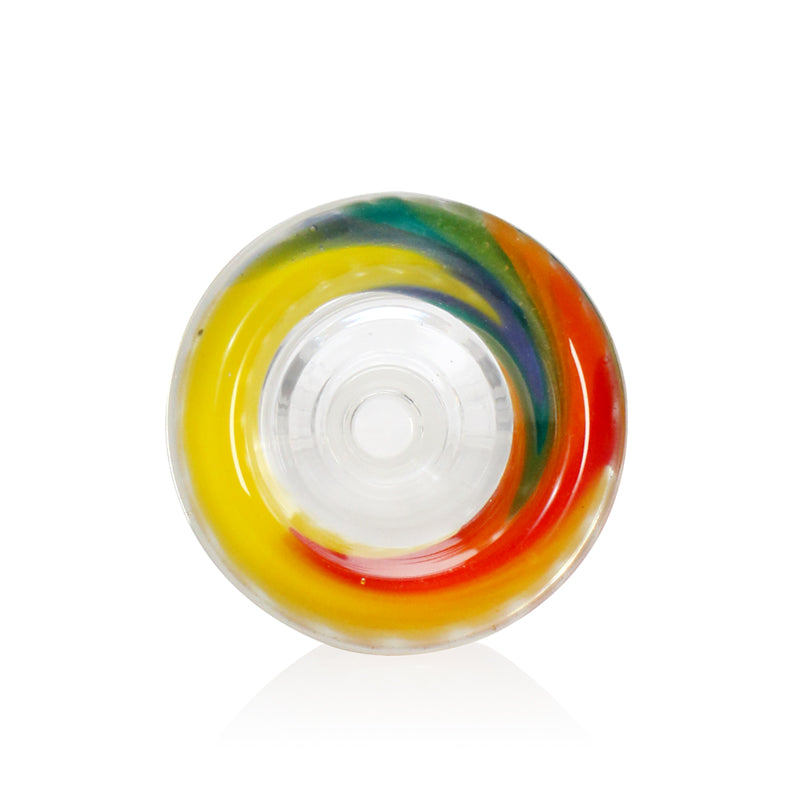 Funnel Bowl w/ Colour Swirl Crown 14mm