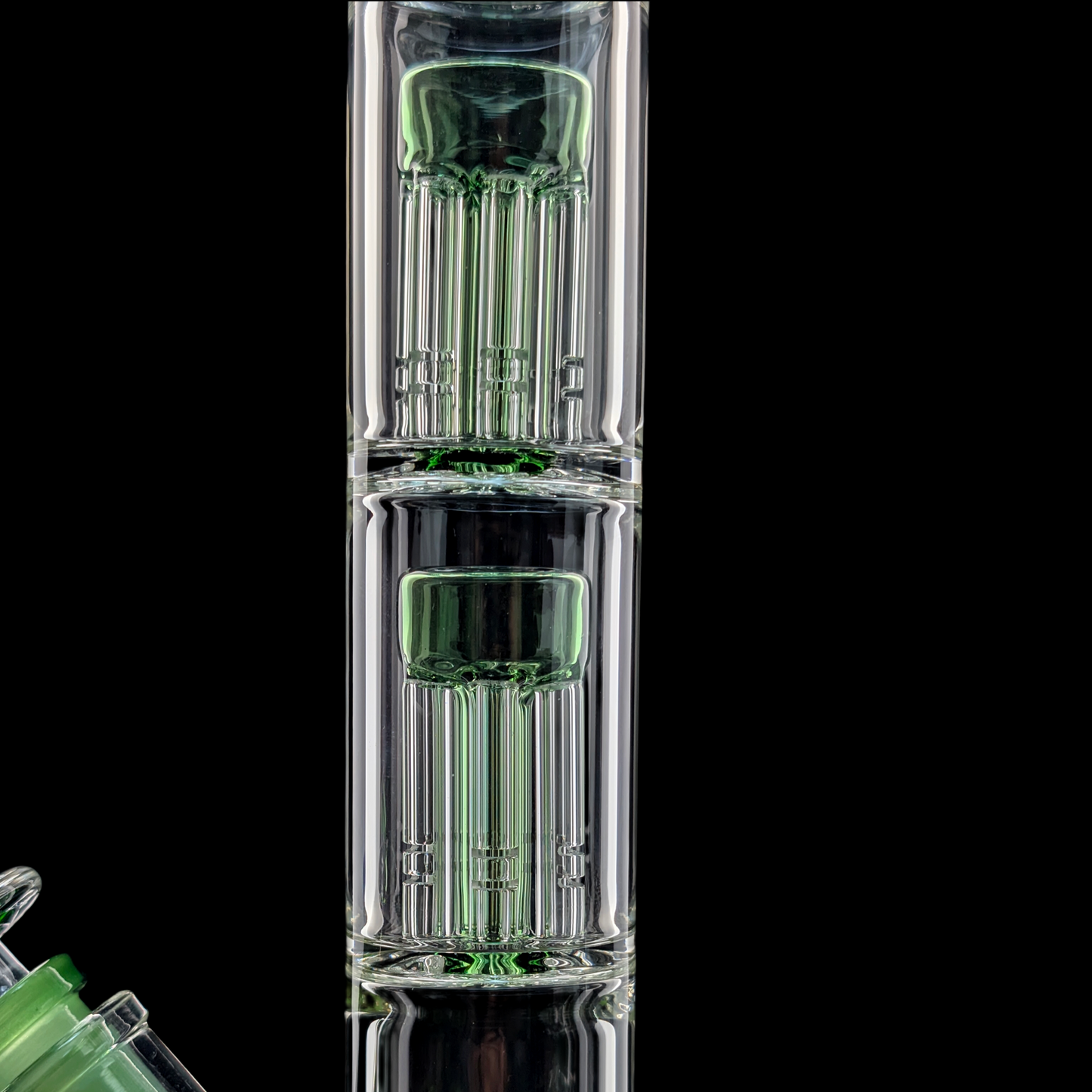 35cm Straight Glass w/ Twin 6 Arm Tree Perc by Phoenix Glass