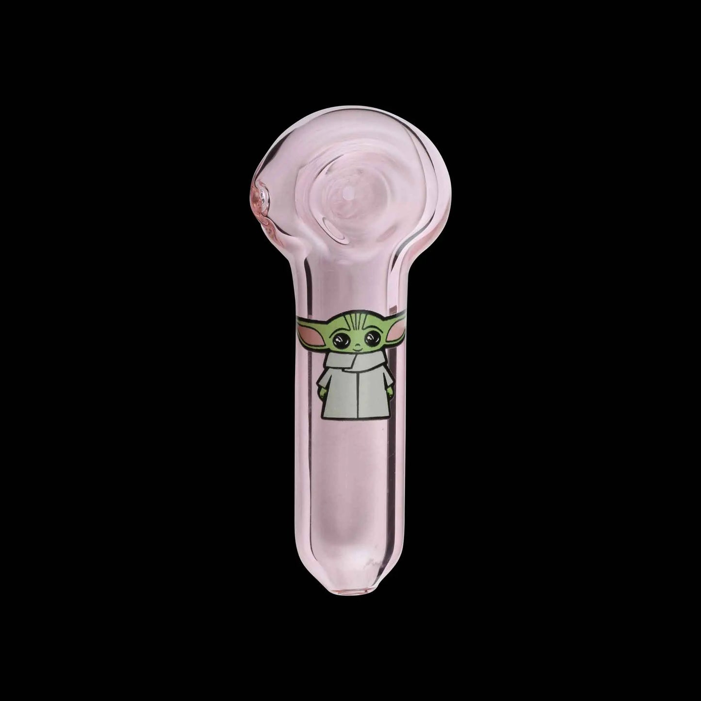 Baby Yoda BOL Glass Pipe by Chameleon Glass