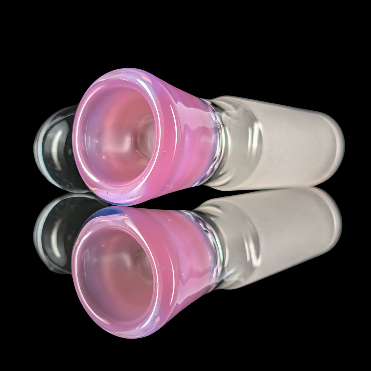 Single Colour Restriction Slide w/ Dichro Marble 14mm by Empirical Glass