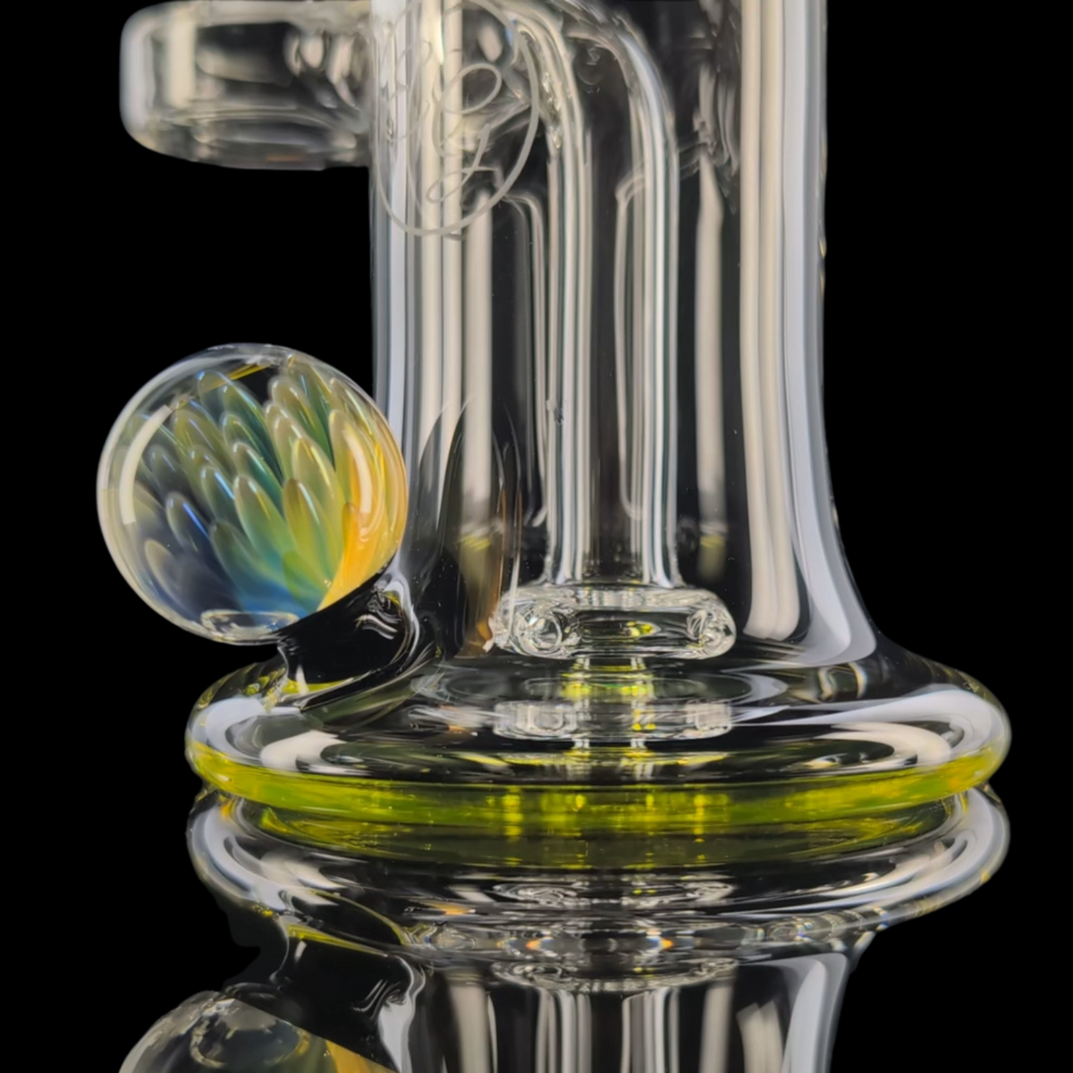 Banger Hanger w/ Implosion Marble by Empirical Glass