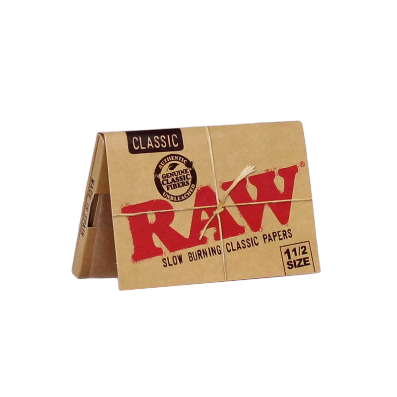 RAW 1 1/2 Size Classic Rolling Papers