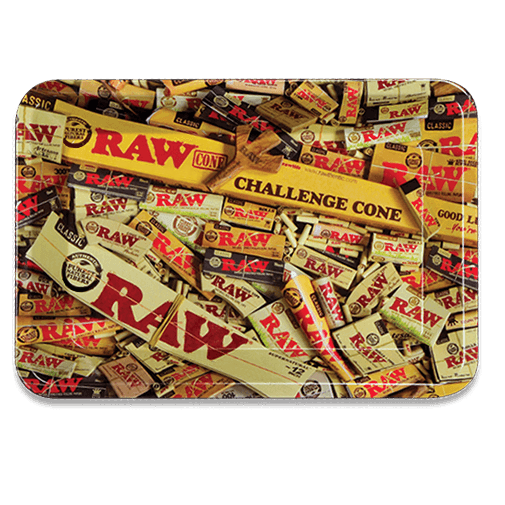 RAW Rolling Tray Metal Small RAW Mix Design