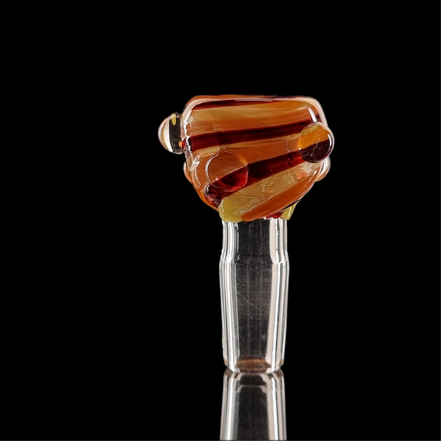 Firedancer Push Bowl 14mm Male by Chameleon Glass