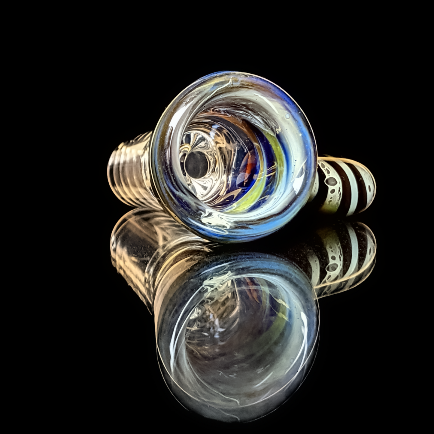 Twisty Glass Bowl 14mm Male by Chameleon Glass