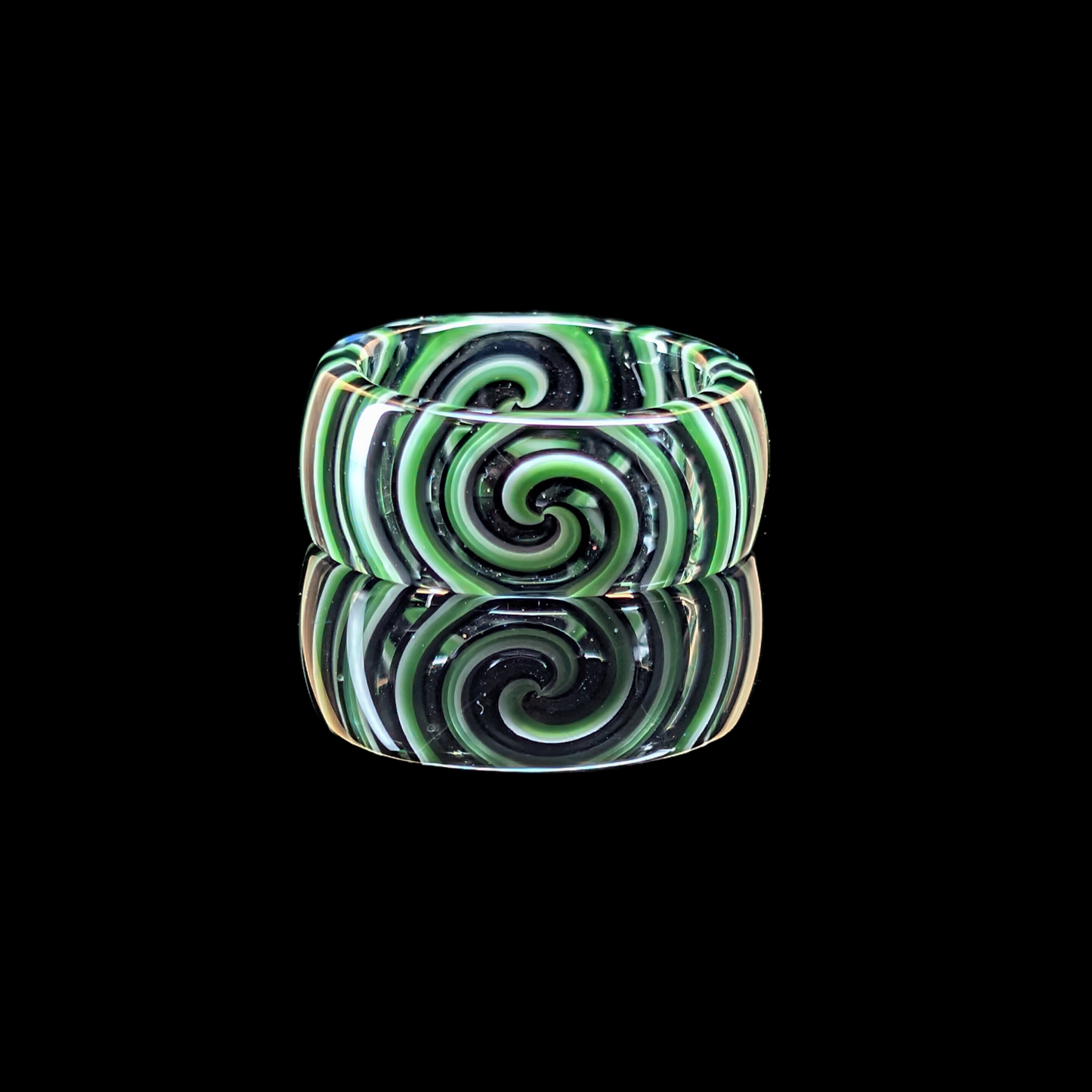 Glass Linework Ring by Pho Sco USA