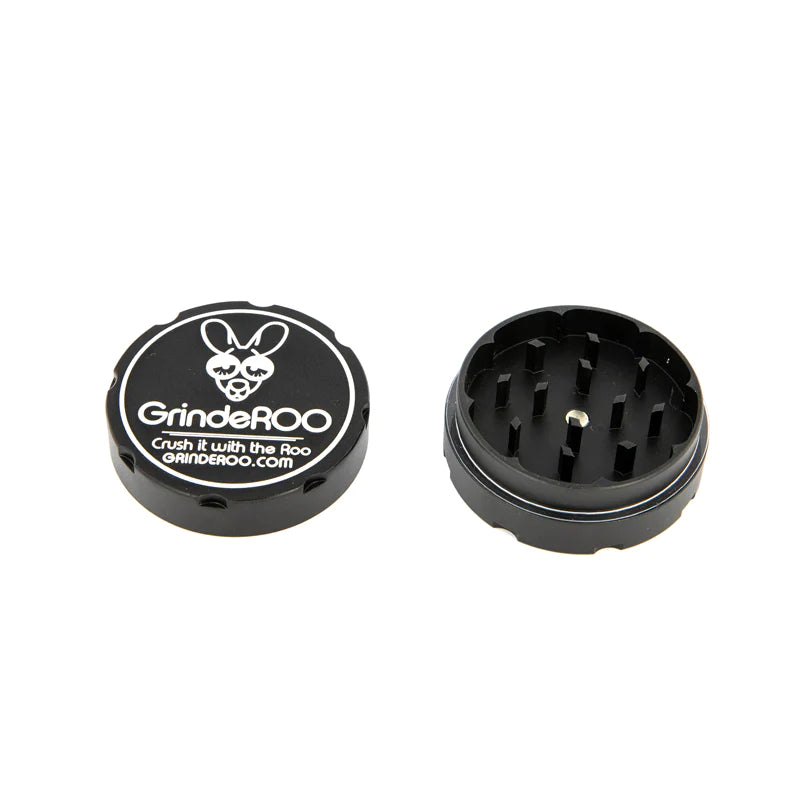 GrindeROO 55mm 2 piece Premium Metal Hand Grinder