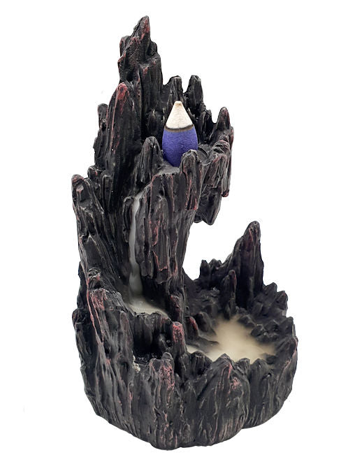 Incense Cone Burner - Backflow Rock Waterfall