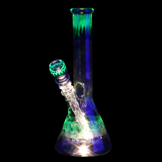 Terrestrial Series Color Change & UV Beaker by Chameleon Glass