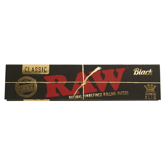 RAW Black King Size Ultra Thin Rolling Papers