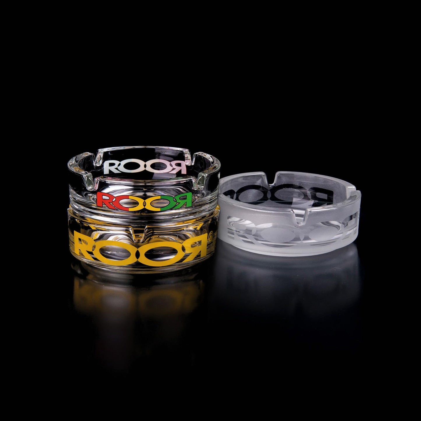 ROOR Glass Ash Trays 105mm Diameter