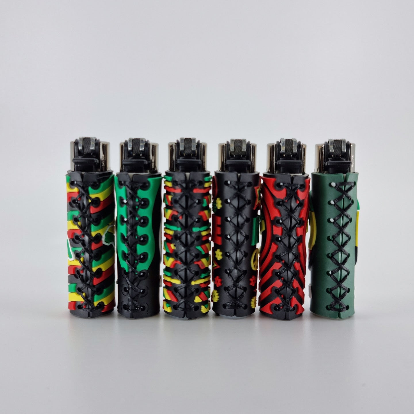 Clipper Lighter Hello Jamaica Hand Sewn Pop Cover Large