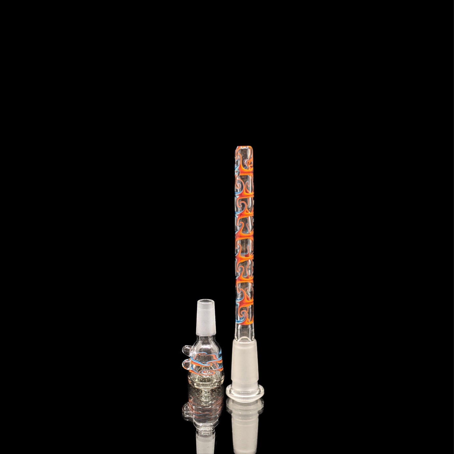 Pho Sco Glass Stem & Bowl Line Work Combo 15.6cm