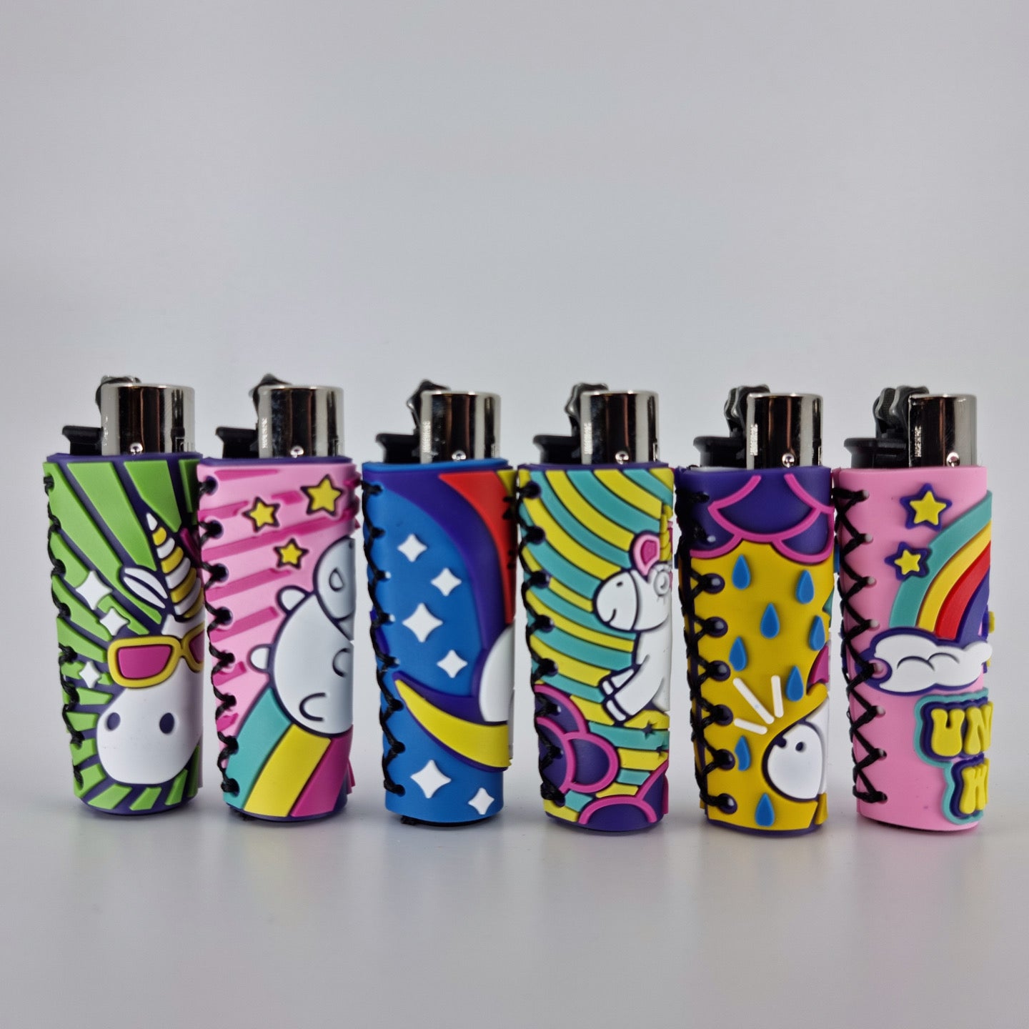 Clipper Lighter Unicorn World Hand Sewn Pop Cover Large *CANT BE SHIPPED*