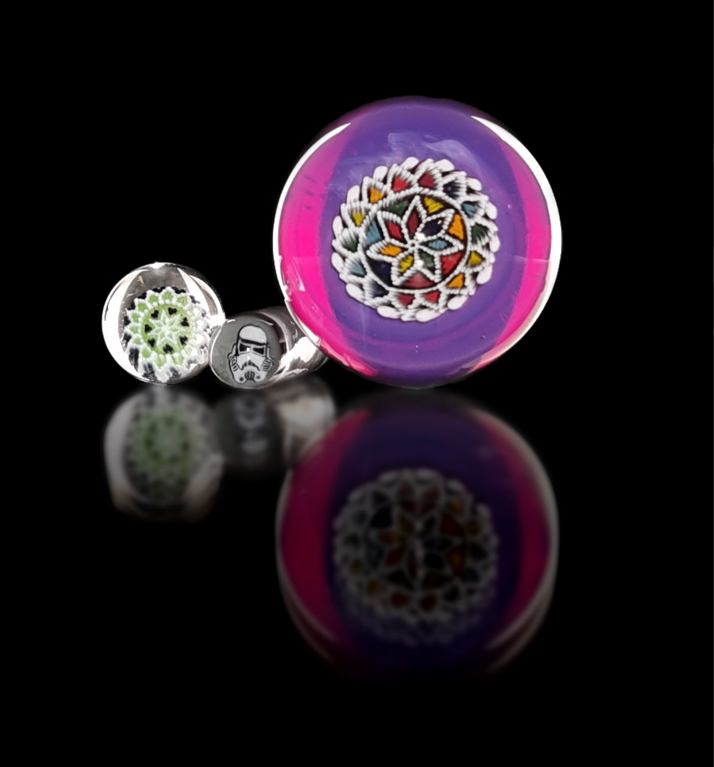 Steve H Slurper Set - Pillar, 10mm Valve Topper & Marble