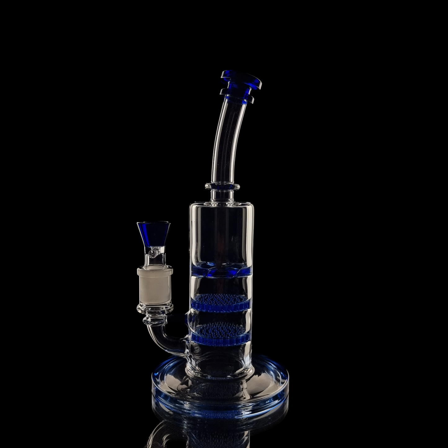 Double Single 22cm Dual Honeycomb & Turbine Perc Rig