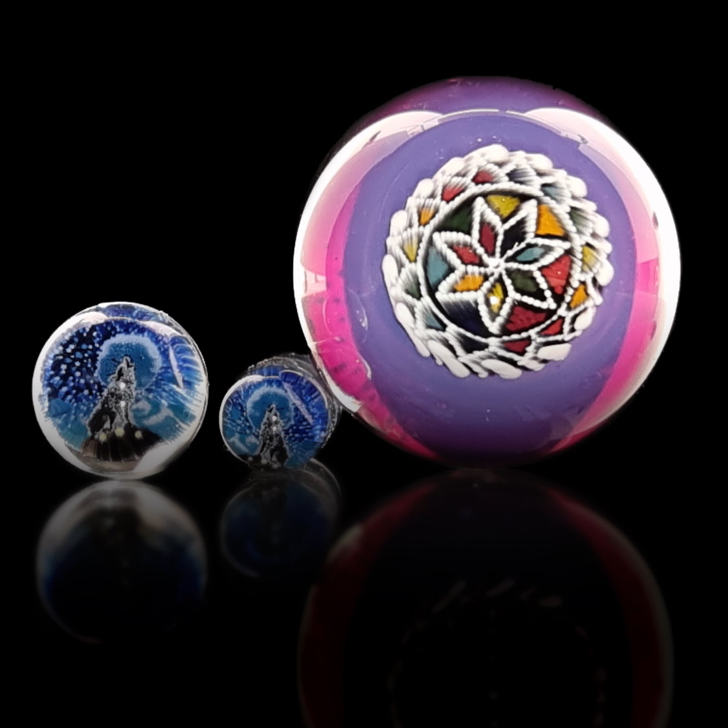 Steve H Slurper Set Pillar, 10mm Valve Topper & Marble