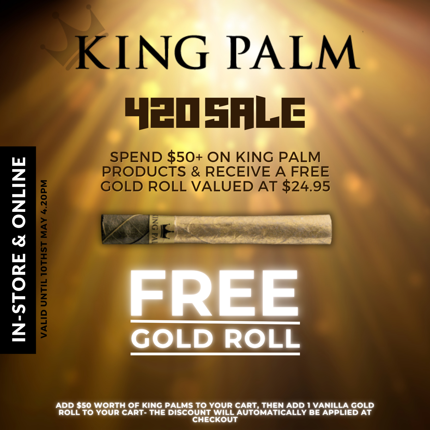 King Palm Gold Roll Giveaway