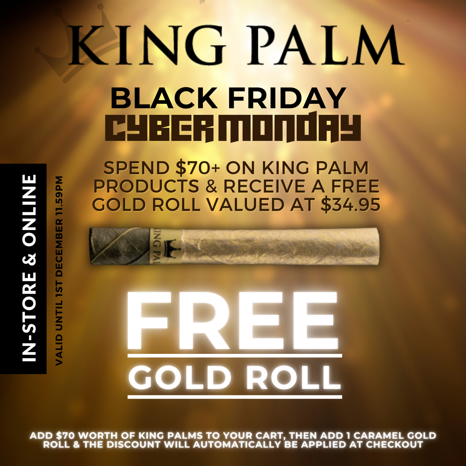 King Palm Gold Roll Giveaway