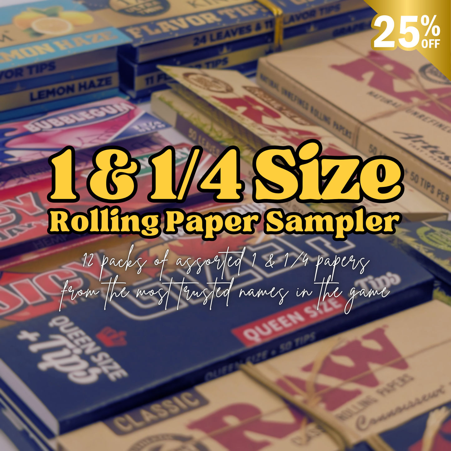 1 1/4 Size Paper Sampler Pack