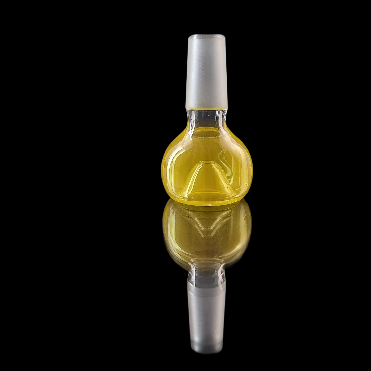 Yellow Push Bowl 14mm by Empirical Glass