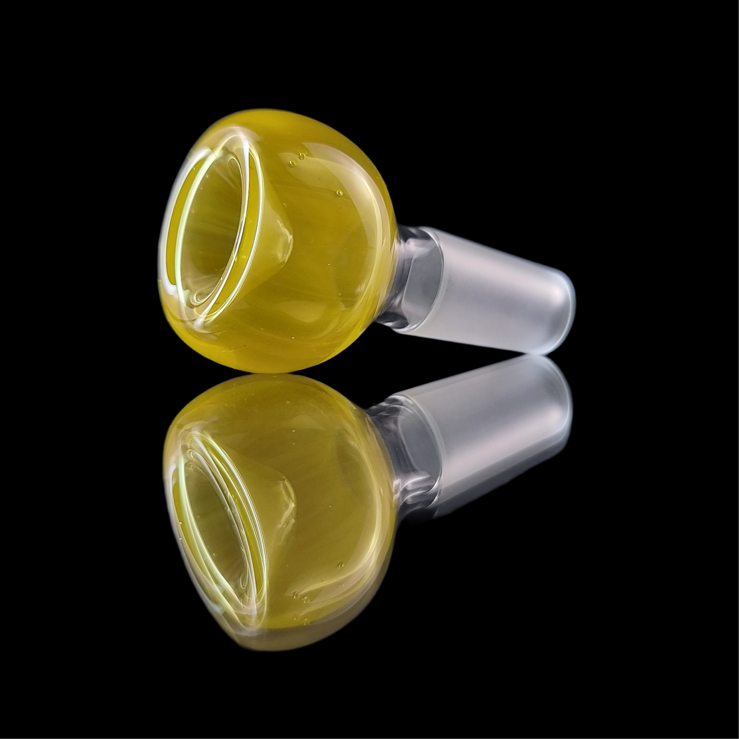 Yellow Push Bowl 14mm by Empirical Glass