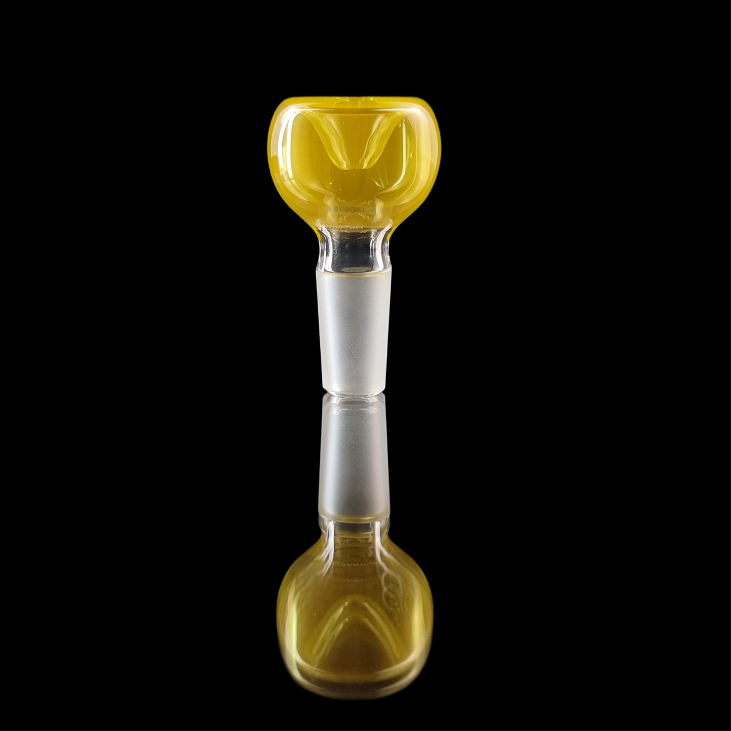 Yellow Push Bowl 14mm by Empirical Glass