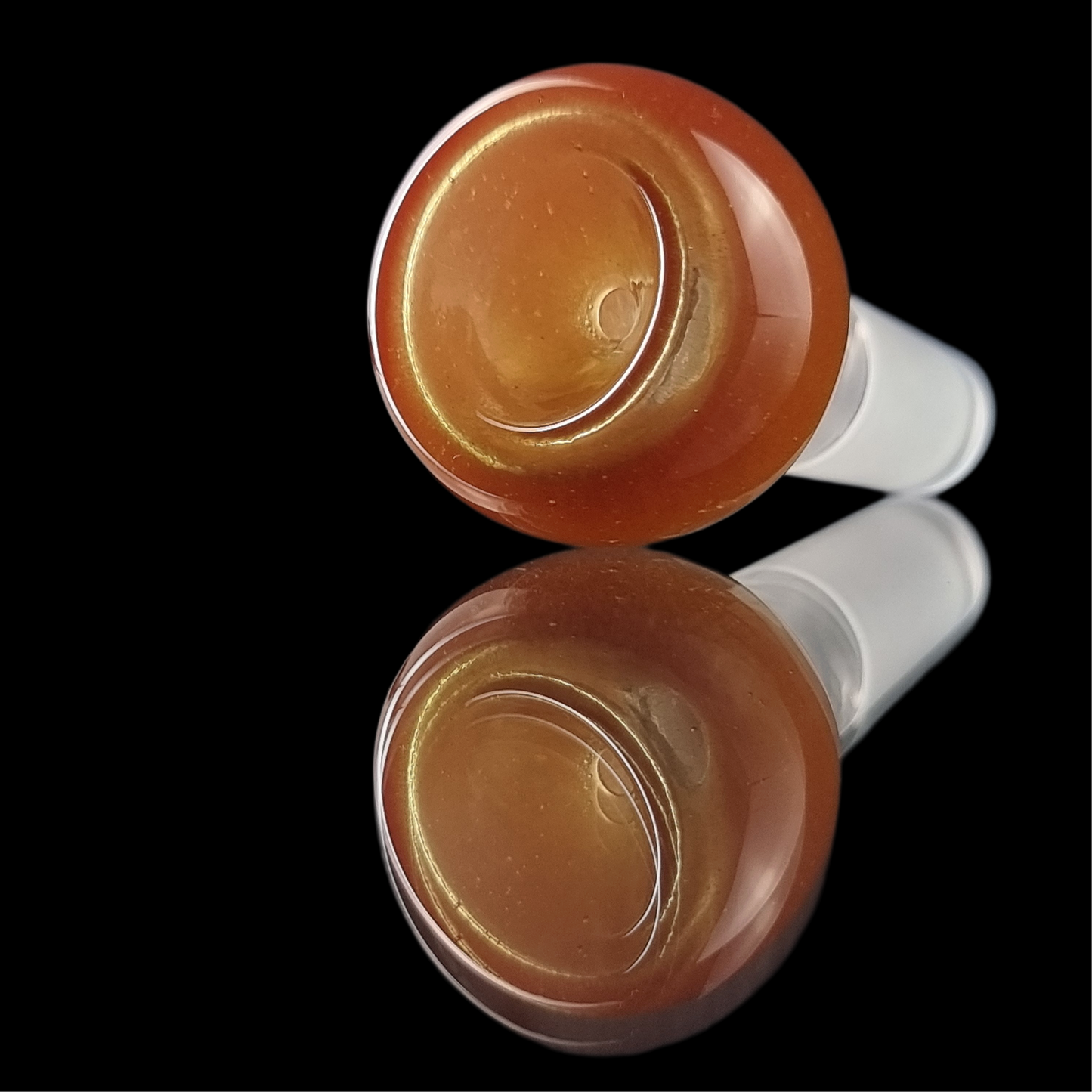 Caramel Push Bowl 14mm by Empirical Glass