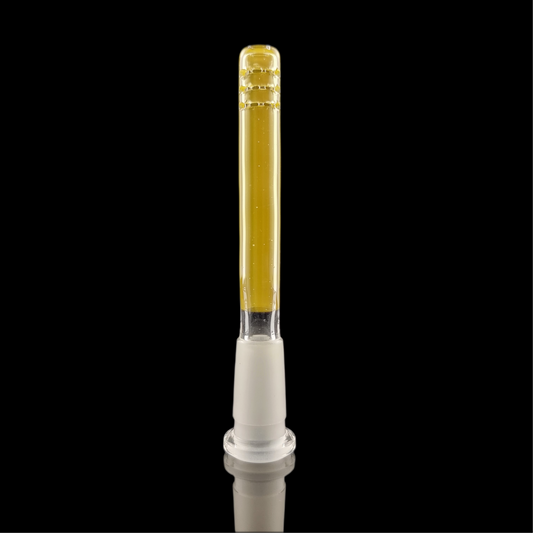 Yellow Reducer Stem 12cm 18/14 by Empirical Glass