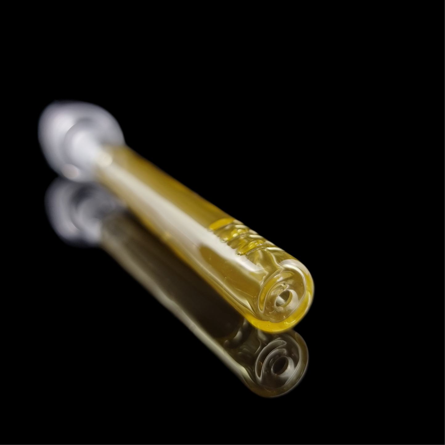 Yellow 14cm 18mm 18mm Stem by Empirical Glass