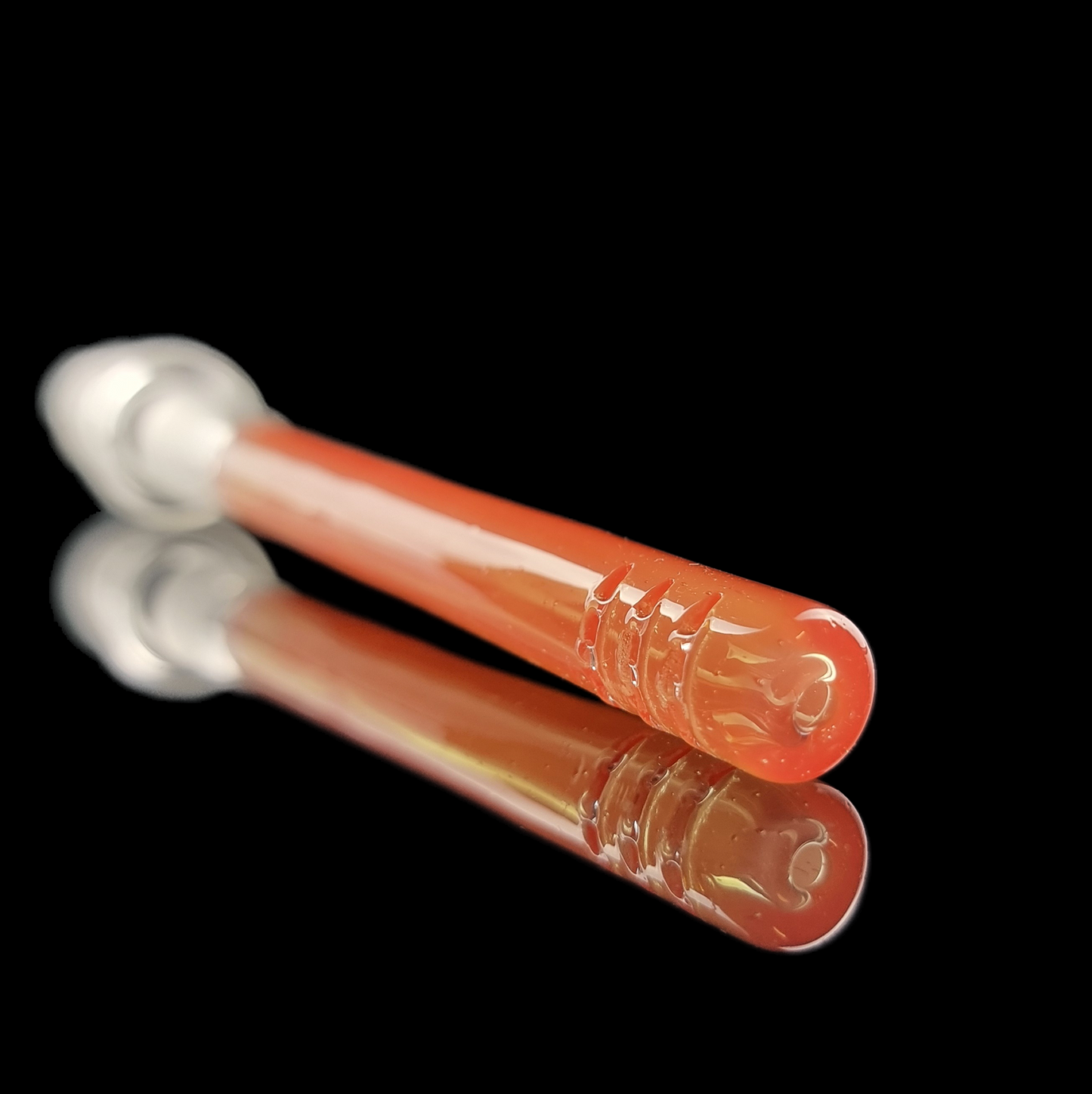 Orangy/Red 15cm 18mm 18mm Stem by Empirical Glass