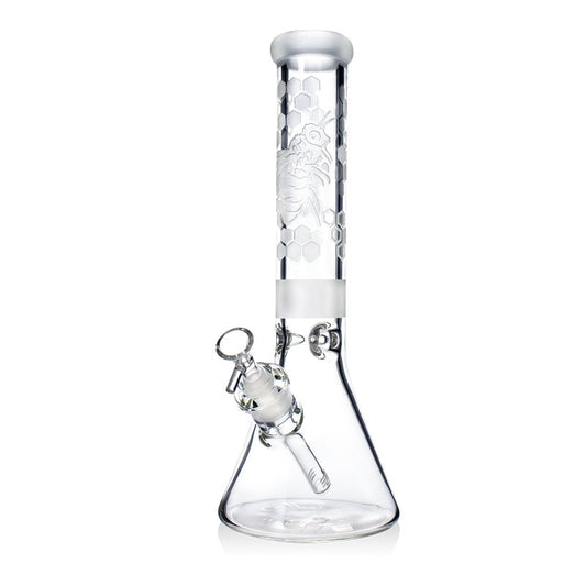 35cm Honeybee Sandblasted 7mm Beaker