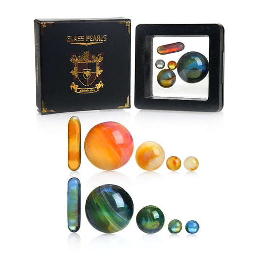 Glass Slurper/Blender Marble Set