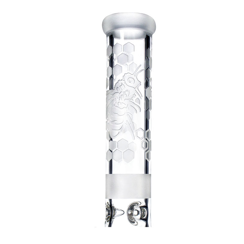 35cm Honeybee Sandblasted 7mm Beaker