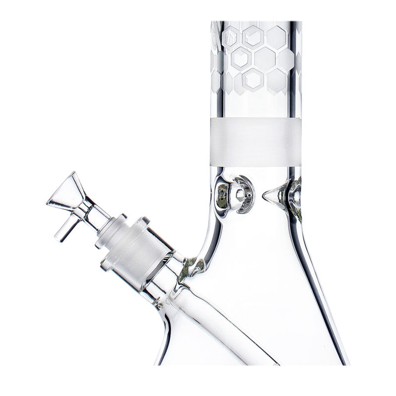 35cm Honeybee Sandblasted 7mm Beaker