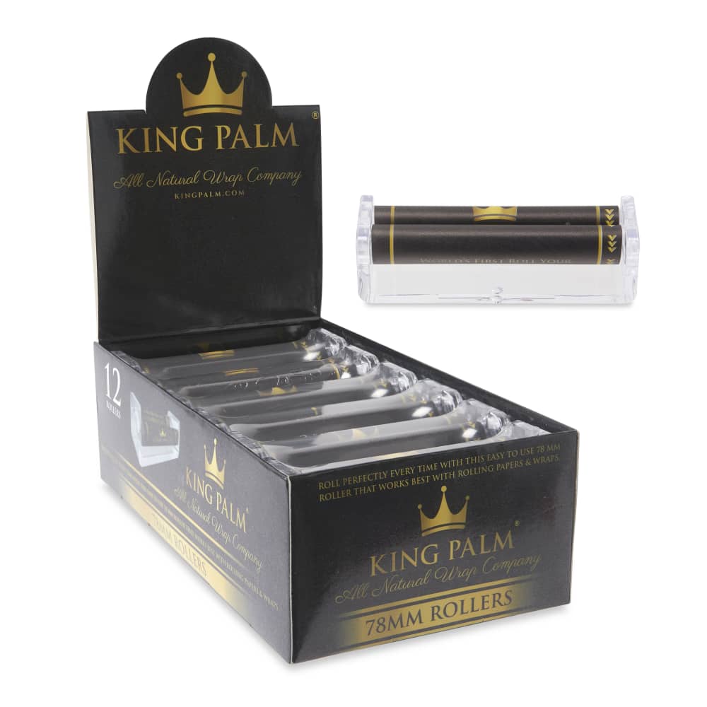 King Palm Rolling Machines Retail Display 78mm or 110mm Box of 12