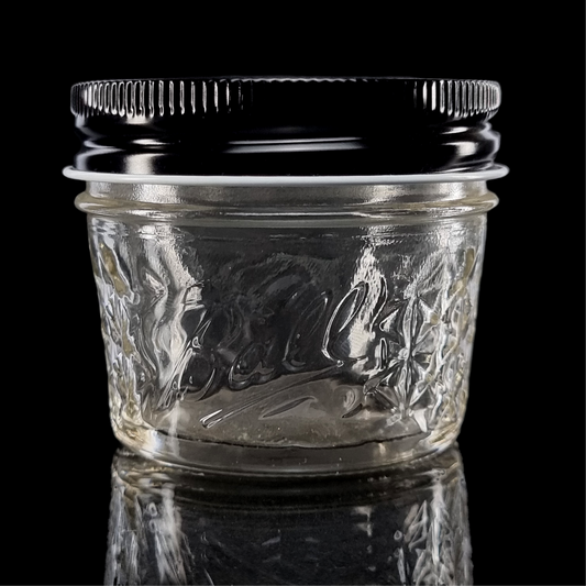 Ball Regular Mouth Quilted Mason Jar 135ml w/ 2 Piece Lid