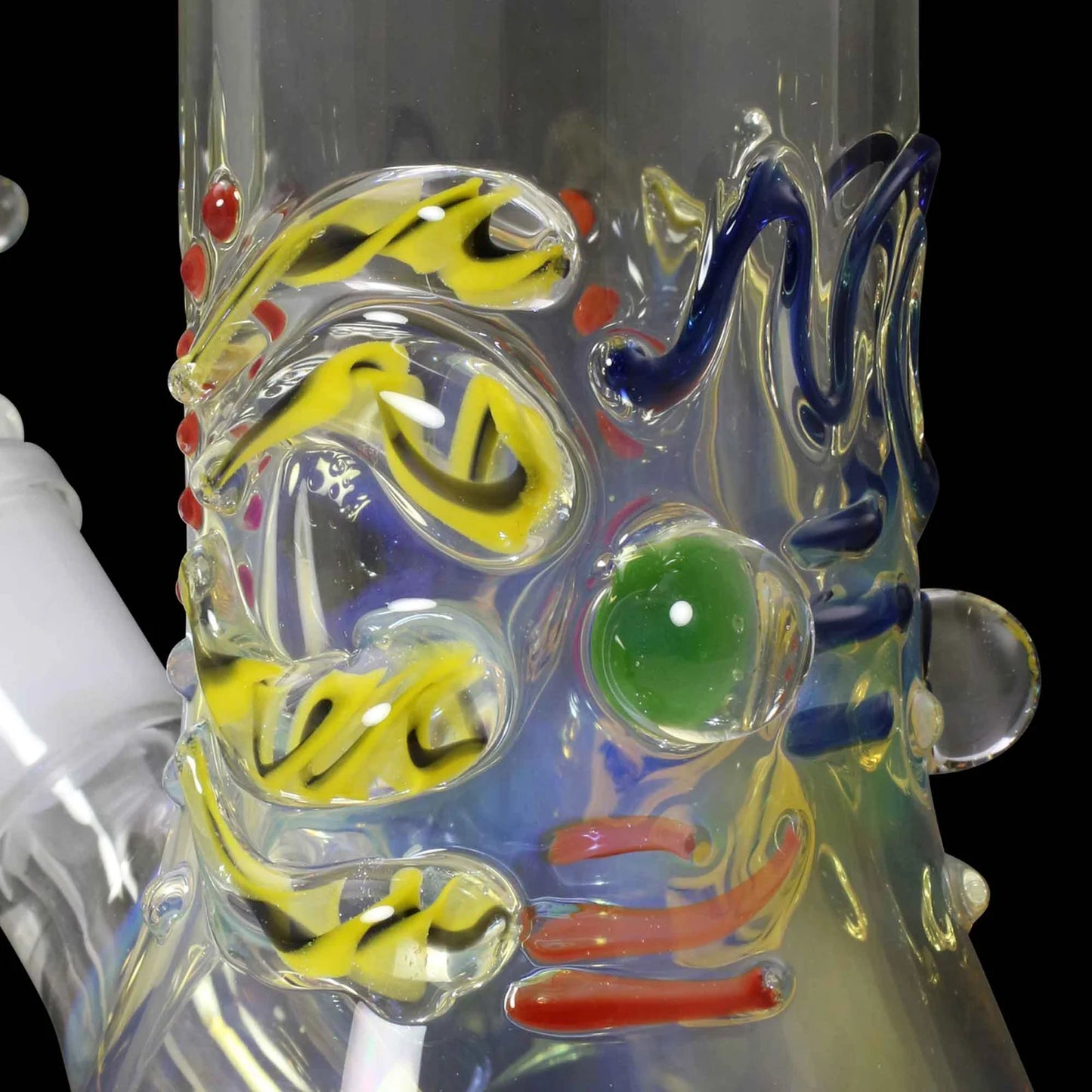 Galactic Series Abstract Art 28cm Beaker by Chameleon Glass