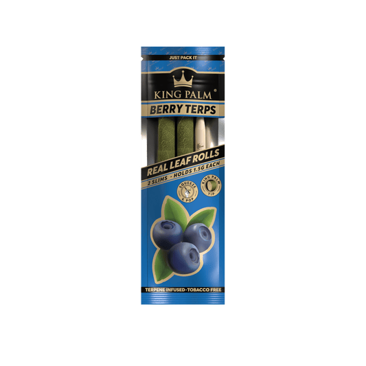 King Palm Slim Rolls 2 Pack Berry Terps
