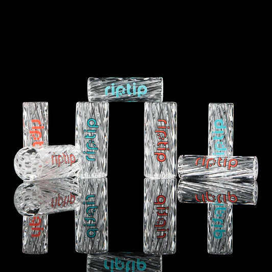 The RipTip Clear - Glass Reusable Rolling Tips by The RipTip Co.