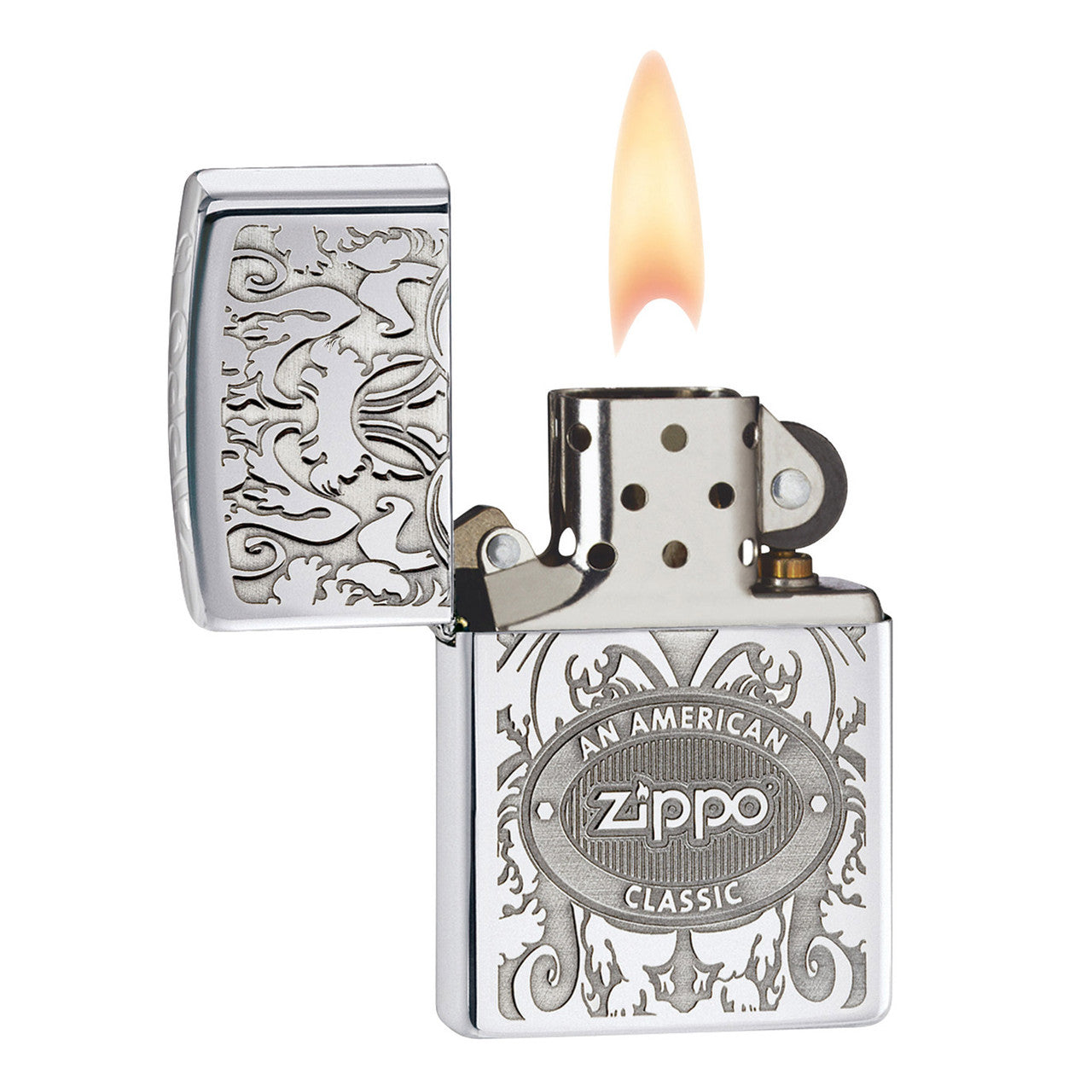 Zippo Crown Stamp Classic- High Polish Chrome