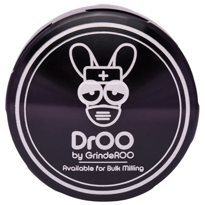 DRoo 55mm 3 piece Threadless Herb Grinder by Grinderoo