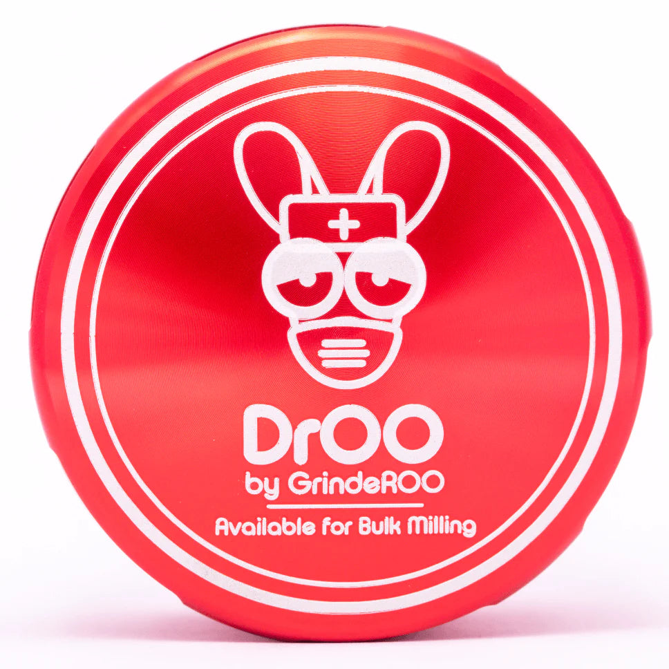 DRoo 55mm 3 piece Threadless Herb Grinder by Grinderoo
