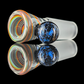 Linework Restriction Slide w/ Dichro Marble 14mm by Empirical Glass