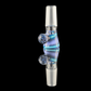 Linework Restriction Slide w/ Dichro Marble 14mm by Empirical Glass
