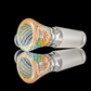 Linework Restriction Slide w/ Dichro Marble 14mm by Empirical Glass