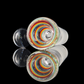 Linework Restriction Slide w/ Dichro Marble 14mm by Empirical Glass