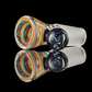 Linework Restriction Slide w/ Dichro Marble 14mm by Empirical Glass