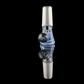 Linework Restriction Slide w/ Dichro Marble 14mm by Empirical Glass
