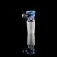 Linework Restriction Slide w/ Dichro Marble 18mm by Empirical Glass